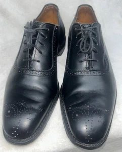 Zapatos de Vestir Allen Edmonds Cornwallis Brogued Negros Talla 9D - Imagen 1 de 8