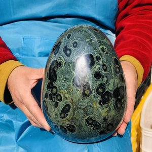 10.25LB Natural Peacock Eye Egg Quartz Crystal Healing Polished Specimen - Picture 1 of 14
