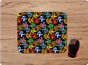 ALFOMBRILLA DE RATÓN PERSONALIZADA AGRADECIDOS OSOS MUERTOS DANZANDO ANTIDESLIZANTE REGALO DE OFICINA EN CASA - Imagen 1 de 1