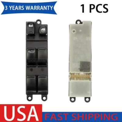 Interruptor de ventana lateral delantero izquierdo para Nissan Sentra 2000 2001 2002 2003 1,8 L/2,5 L L4 Foto 1 de 4