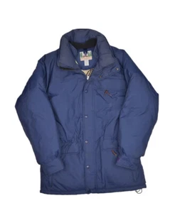 Eastern Mountain Sports Puffer Jacket Mens M Blue Goose Down Insulated Parka EMS - Picture 1 of 9