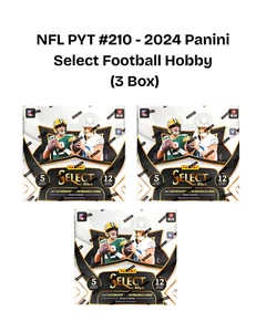 NFL PYT #225 - 2024 Panini Select Football Hobby (3 Box) - Bild 1 von 1