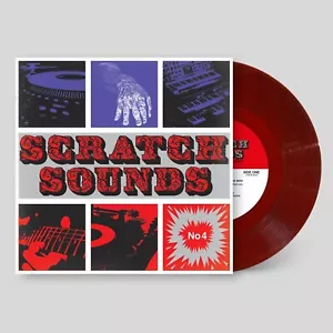 DJ Woody Scratch Sounds 4 Scratch Record 7" Skipless Samples DMC Red - Afbeelding 1 van 2