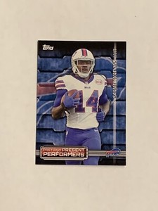 2015 Topps football Past and Present Performers Sammy Watkins Jim Kelly #PPP-WK