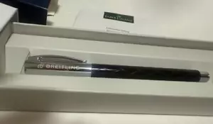 BREITLING Novelty Faber-Castell Logo engraved Rollerball Pen wz/Box&Booklet MINT - Picture 1 of 9
