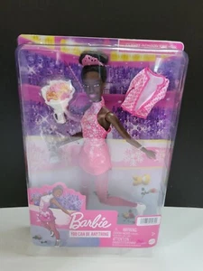 Barbie You Can Be Anything Doll African American Ice Skater New in Package - Picture 1 of 3