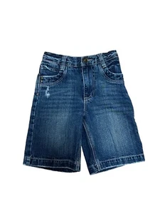 Route 66 Adjustable Waistband Denim Shorts Youth sz 6 Boys Dark Wash Jean Shorts - Picture 1 of 10