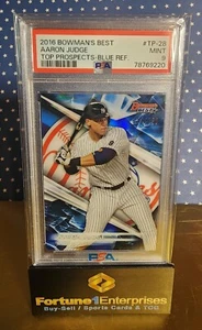 2016 Bowman's Best Top Prospects Blue Refractor /250 Aaron Judge #TP-28 PSA 🔥  - Bild 1 von 2