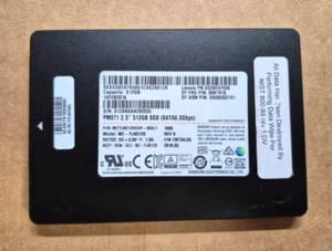 Samsung 512GB Interne SSD PM871 2,5" SATAIII 6,0Gpbs 7mm MZ-7LN5120 SSD0E97936 - Bild 1 von 1