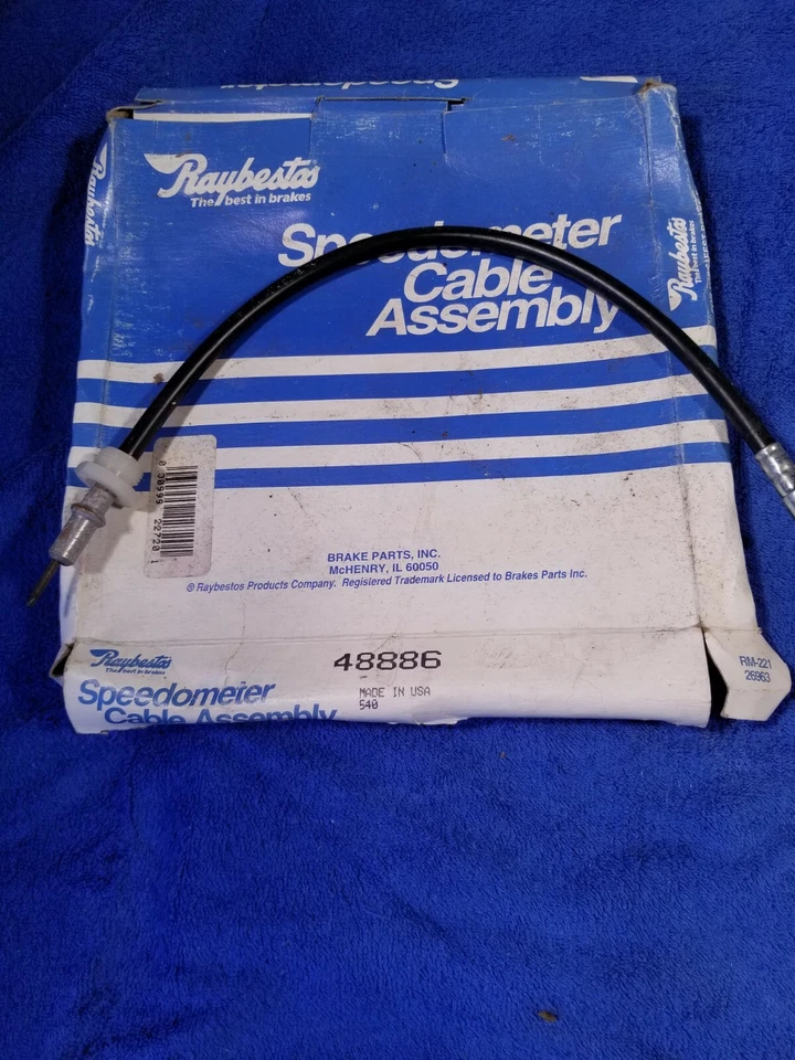Velocímetro Raybestos NOS 48886 15 7/8" comprimento do cabo 1988-1990 Ford Taurus Mercu - Imagem 1 de 1