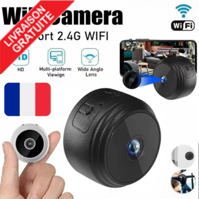 Mini Caméra Surveillance IP WiFi HD 1080p A9 Micro Enregistreur Vocal Sans Fil - Photo 1/4
