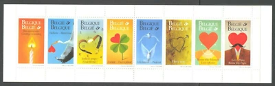 Belgium #YTC2796 MNH Booklet 1999 Special Occasions Heart Stork [MiMH41 1723a] - Image 1 of 2