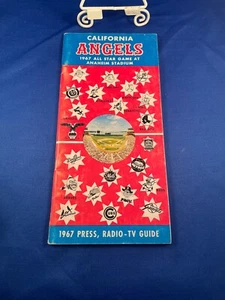 1967 California Angels All Star Game Baseball Media Press Guide Radio TV - Picture 1 of 1