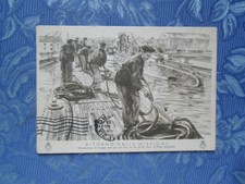 RARA CARTOLINA FRANCHIGIA SOMMERGIBILI RITORNO DALLA MISSIONE P.NF. OND VIAG1942