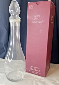Preciosa jarra de cristal alta vintage Luigi Bormioli con caja - Imagen 1 de 6