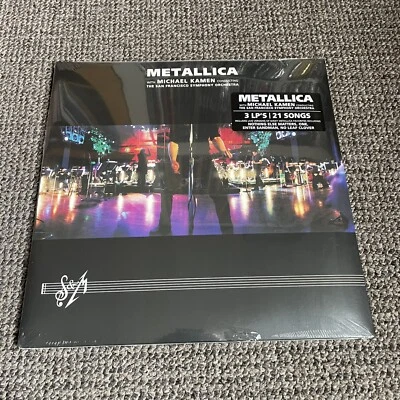 Metallica S&M Vinyl Record SEALED 3xLP 2014 San Francisco Symphony Orchestra - Image 1 of 3