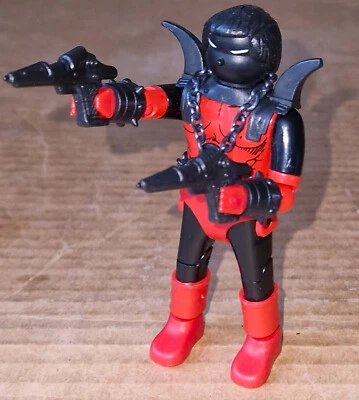 Vintage 80's Airgam Boys Super Diabolics Comics MAD RIDER Bootleg  K/O Figure - Image 1 of 4