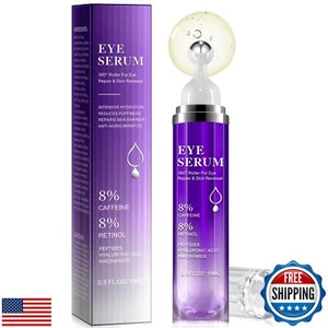 Eye Serum for Dark Circles and Puffiness, Under Eye Cream Anti Aging for Puff - Picture 1 of 5