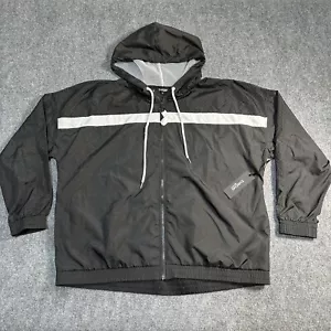 NEW BEBE Sport Jacket Womens 3XL Black Hooded Full Zip Ventilated Sleeves Coat - Picture 1 of 14