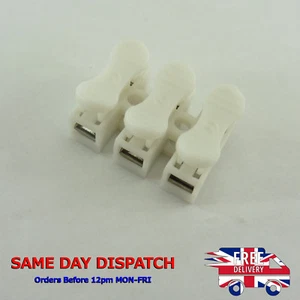3-Way Spring Terminal Block CH-3 Fast Wire Connector 1-20pcs Ceiling Lamp 250V - Picture 1 of 3