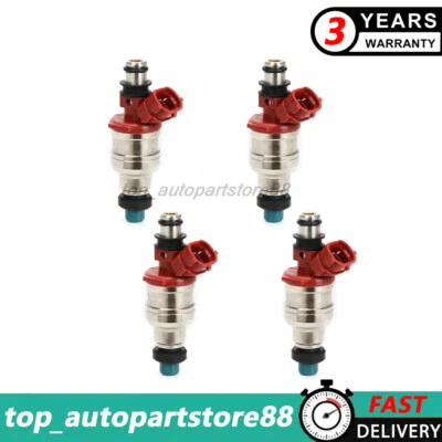 Inyector de combustible 23250-35040 4 piezas compatible con Toyota 4Runner 1992 1991-1994 SR5 2,4 L Foto 1 de 4