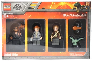 LEGO Jurassic World 5005255 Limited Edition Mini Figure 18 pcs Set 2018 A4 - Picture 1 of 9