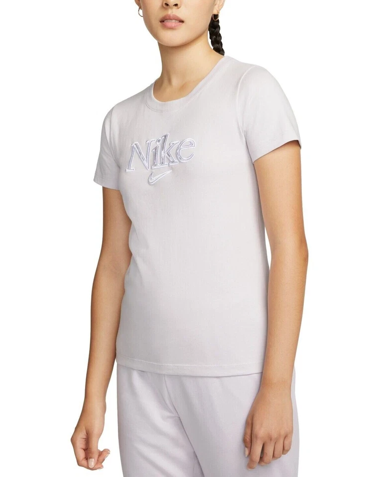 Nike women's Plus Size Cotton Graphic T-Shirt Lilac Purple Size 1X