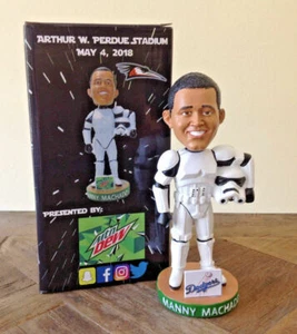 CUSTOMIZED ~ Manny Machado Los Angeles Dodgers Star Wars 2018 Bobblehead SGA - Picture 1 of 3