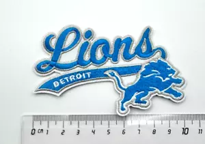 Detroit Lions NFL Football Team Logo zum Aufbügeln Aufnäher Patch - Bild 1 von 2