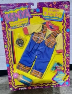 Vintage 1994 Tyco Kenya Hairstyling Doll Dress Clothing Set AA Girl Sealed NOS  - Picture 1 of 5