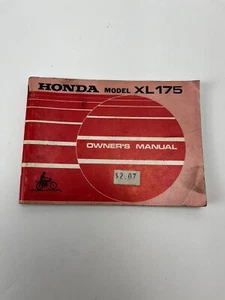 Honda 1973 Model XL175 Owner's Manual - Small Red - Picture 1 of 7