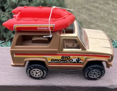 Difícil de encontrar Buddy L Big Bronco 1981 4x4 W bote ***BONITO*** Foto 1 de 4