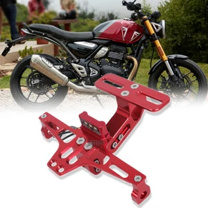 Soporte de placa de matrícula Fender Eliminator LED para Triumph Scrambler 400 X - Imagen 1 de 15