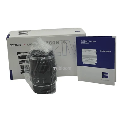 New Carl ZEISS 35mm f1.4 DISTAGON T* ZM Mount BLACK Lens  Leica M Mount  - Image 1 of 4