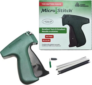 MicroStitch Tagging Gun Kit – Includes 1 Needle Black White Fasteners - Picture 1 of 6