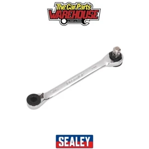 Sealey AK6967 Premier Ratchet Spanner 1/4"Hex x 5/16"Hex Drive with 1/4"Sq - Picture 1 of 5