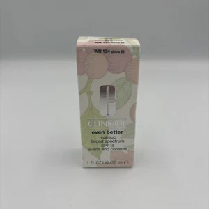 Clinique Even Better Maquillaje Amplio Espectro FPS 15 WN 124 Sienna (D) 1 FL OZ NUEVO EN CAJA - Imagen 1 de 5