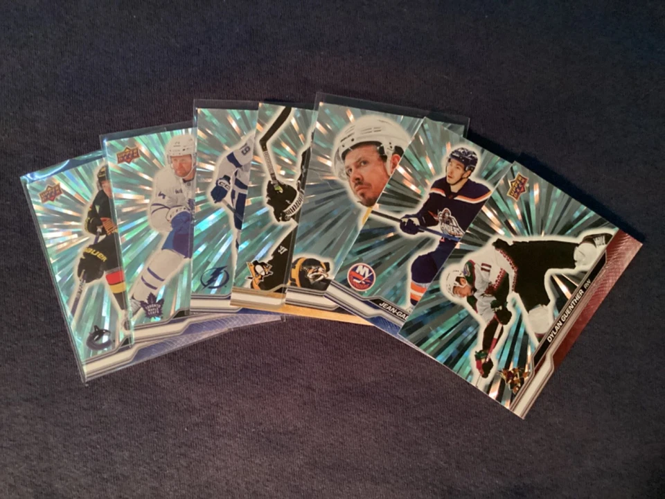 2023-24 UPPER DECK "OUTBURST" INSERT HOCKEY CARDS. YOU PICK LIST. EXTENDED ADDED - Image 1 of 1