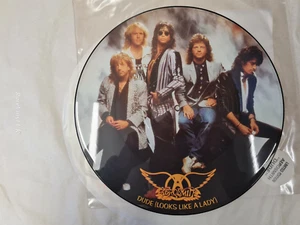 Aerosmith – Dude (Looks Like A Lady) Rare PICTURE DISC 12" Single 45RPM UK 1987 - Picture 1 of 5