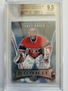 Carey Price 2007-08 Artifacts Silver 45/100 AUTO BUYBACK 1/3 ROOKIE Hockey Card 
