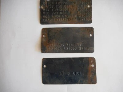 ETIQUETAS GUARDABARROS MOPAR (3) Coche de policía/policía A 38 RARO Foto 1 de 4