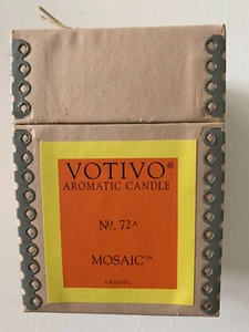 VOTIVO Aromatic Mosaic No 72A Fragranced Candle 6.8 Ounces NIB - Picture 1 of 4