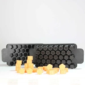 Bath Bomb (8 and 7) x 5 Embed Flowers Maker Mold, 38 flowers in 1 batch! 1 * 1” - Picture 1 of 9