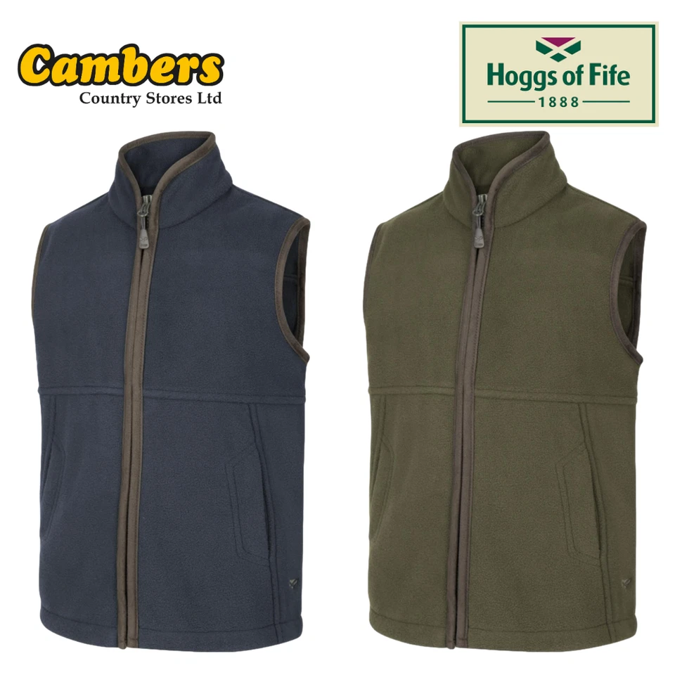 NEW Hoggs Of Fife Junior Child Kids Country Fleece Gilet Bodywarmer Waistcoat