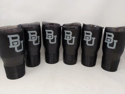 Case of 6 Boelter Brands Baylor Bears 30oz Tumblers - Black and Grey Cover