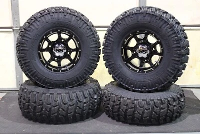 POLARIS GENERAL 1000 27" COYOTE ATV TIRE & COBRA BLK WHEEL KIT POL10K - Image 1 of 4