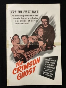 The Crimson Ghost Original Pressbook -1946- Misfits /Danzig - Picture 1 of 3