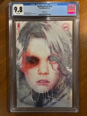✨The Walking Dead #179 15th ANNIVERSARY CGC 9.8 CARL Cover Bill Sienkiewicz - Image 1 of 2