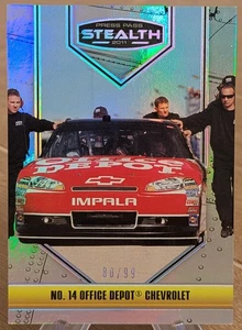 2011 Press Pass Stealth Car And Crew Holo Silver 80/99 Tony Stewart - Picture 1 of 1