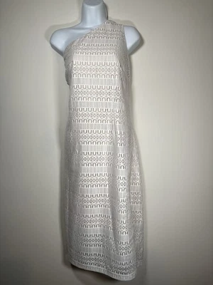 New York & Company NWT One Shoulder Lace Dress Wedding Romantic Cottage Size 20 - Image 1 of 4